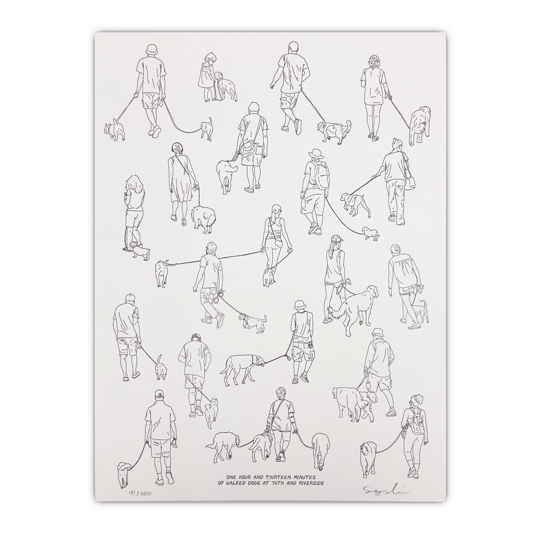 Walked Dogs Print