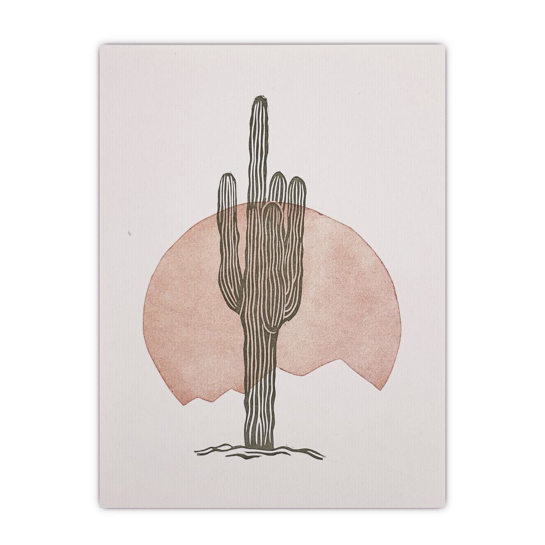 Cactus Sun Print